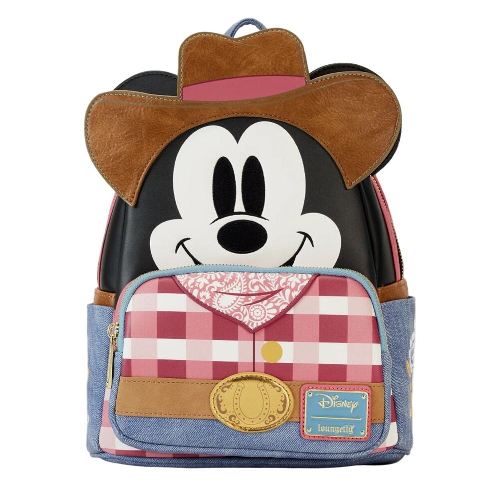 Western Mickey Mouse Cosplay Mini Backpack (Unopened)